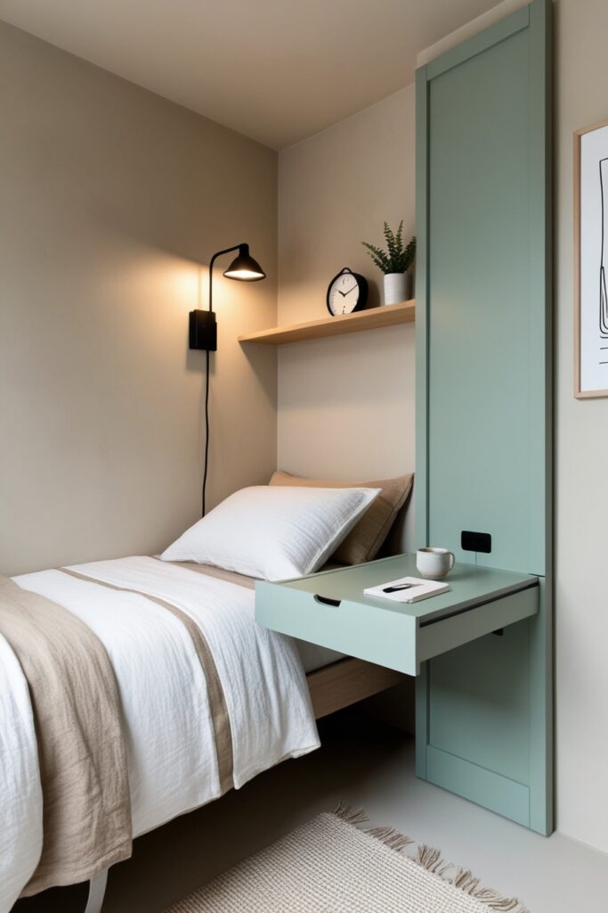 Fold-Down Nightstand