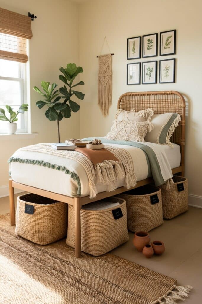 Use Under-Bed Baskets That Actually Look Good