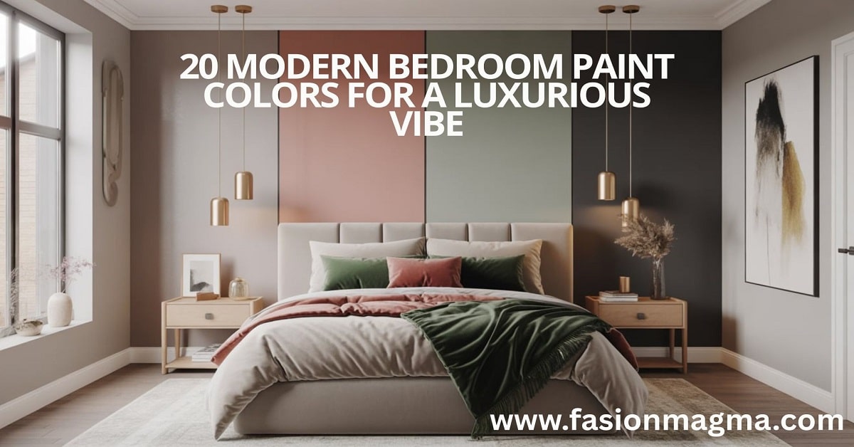Read more about the article 20 Modern Bedroom Paint Colors for a Luxurious Vibe