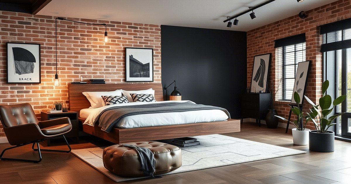 Read more about the article 20 Modern & Stylish Bedroom Ideas for Men to Elevate Your Space