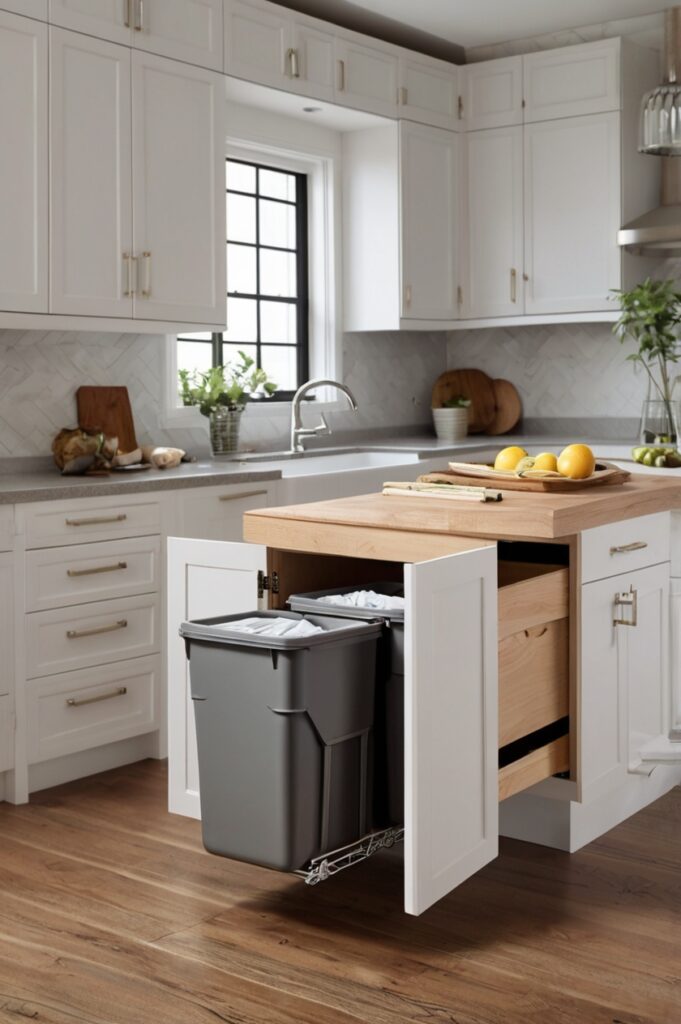 Install a Pull-Out Trash Can – Hide the Ugly